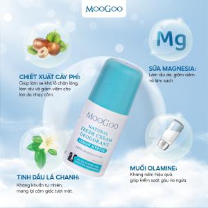 Lăn khử mùi lành tính cho mẹ bầu - hương chanh tự nhiên Moogoo