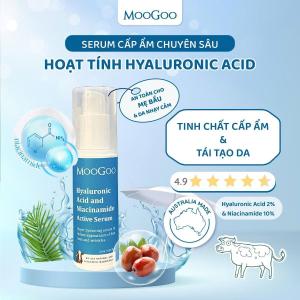 Serum cấp ẩm chuyên sâu hoạt tính Hyaluronic Acid - Moogoo